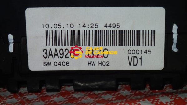 Velocímetro 3AA920870J VW PASSAT B7 2.0 TDI - Imagen 2
