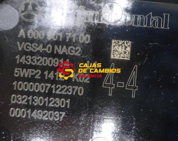 TCU MERCEDES-BENZ 722.9 A0009017100 - Imagen 3